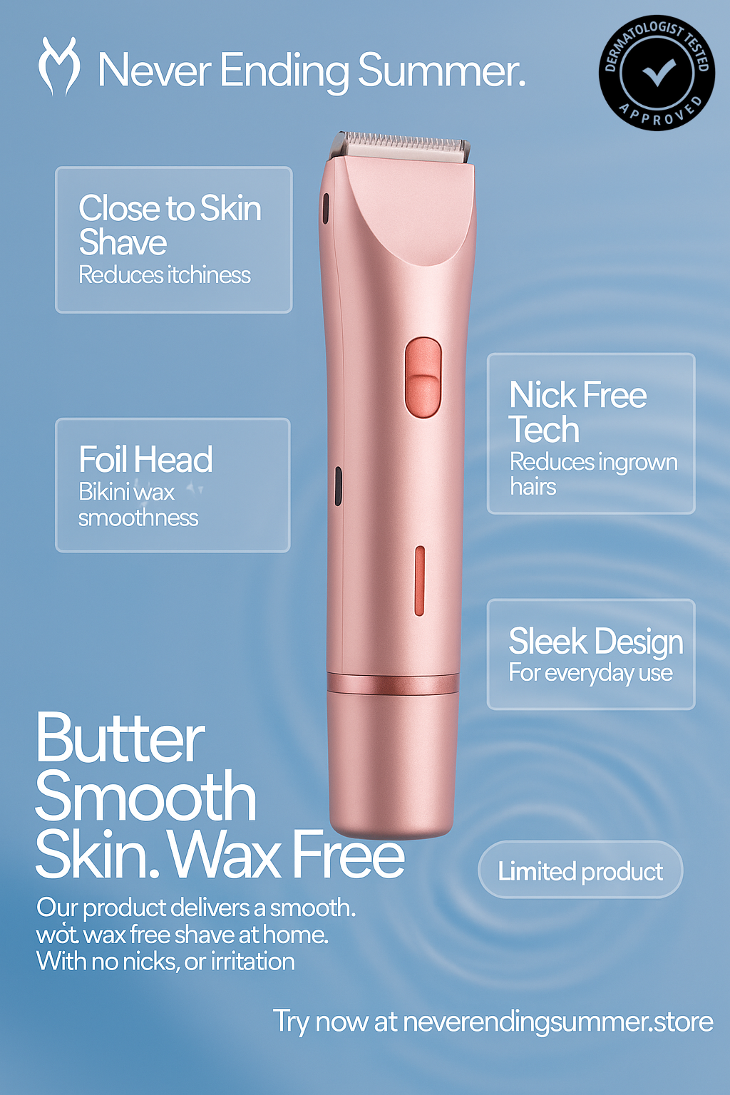 SilkTouch Pro® 2-in-1 Hair Trimmer